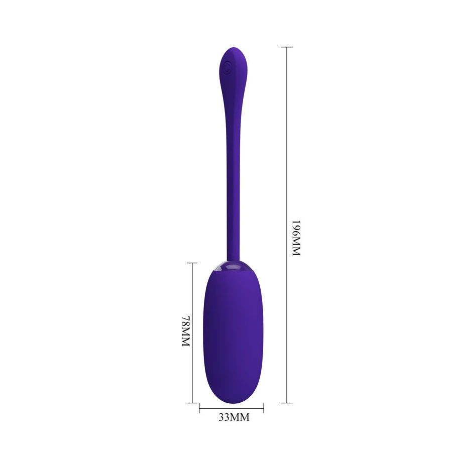 PRETTY LOVE - UOVO VIBRANTE JULIUS IMPERMEABILE-RICARICABILE VIOLA